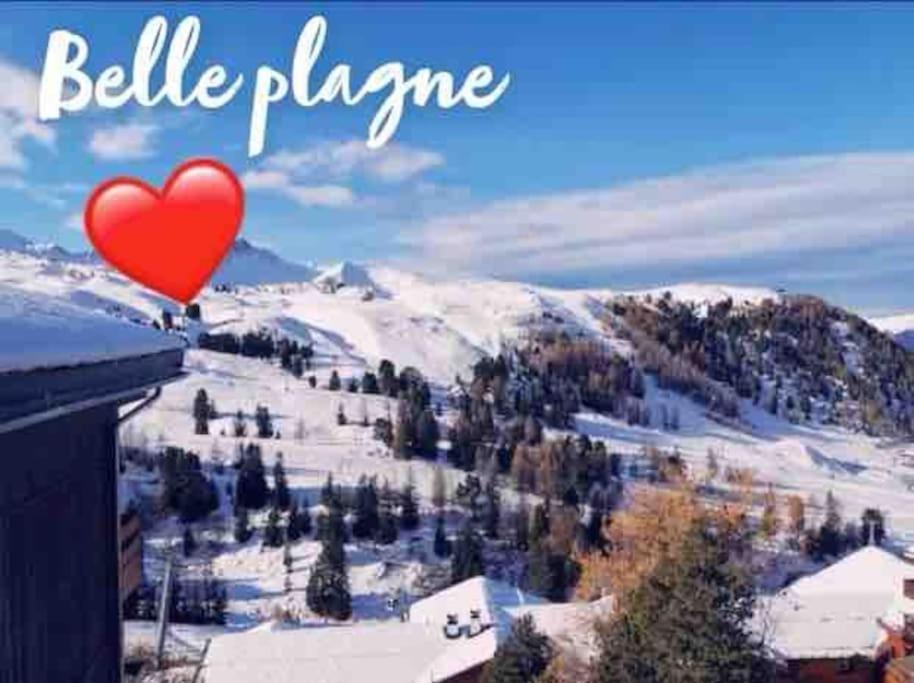 Appartement Belle Plagne Et Parking La Plagne Exteriör bild
