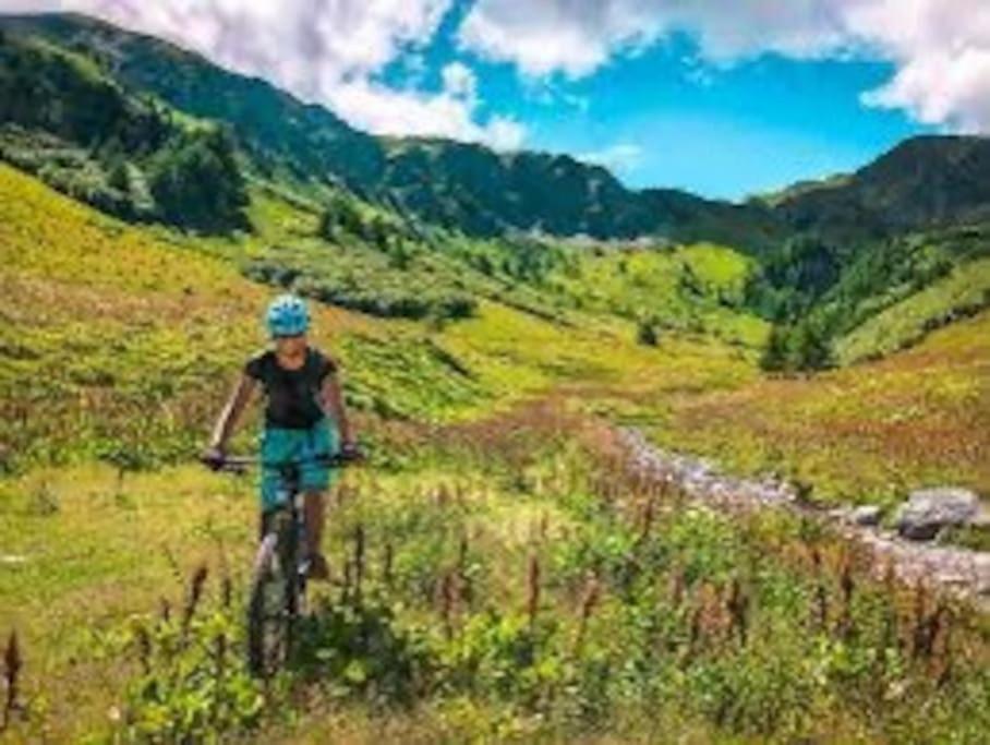 Appartement Belle Plagne Et Parking La Plagne Exteriör bild